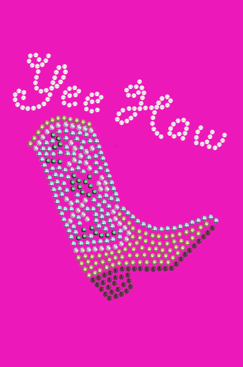 Boot (Green & Turquoise with Yee Haw) - bandana - Image 6