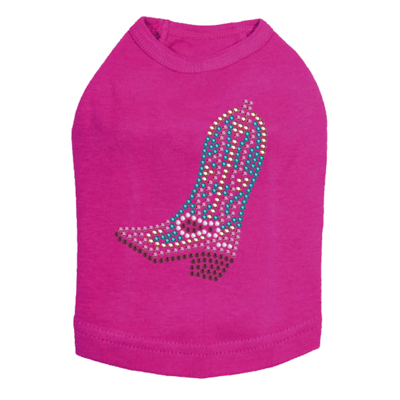 Boot (Pink & Turquoise) - Dog Tank - Image 13
