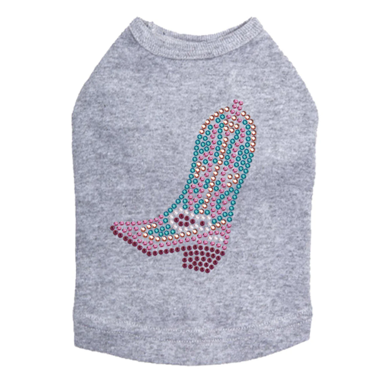 Boot (Pink & Turquoise) - Dog Tank - Image 6