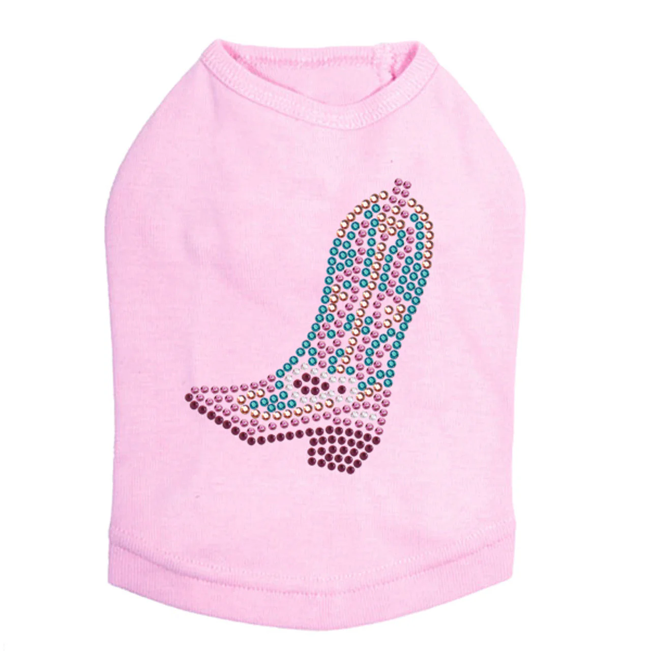 Boot (Pink & Turquoise) - Dog Tank - Image 7