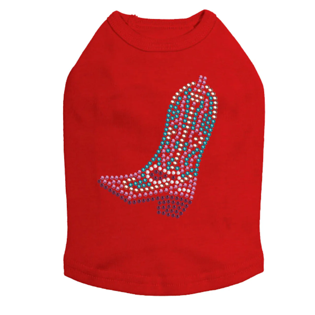 Boot (Pink & Turquoise) - Dog Tank - Image 9