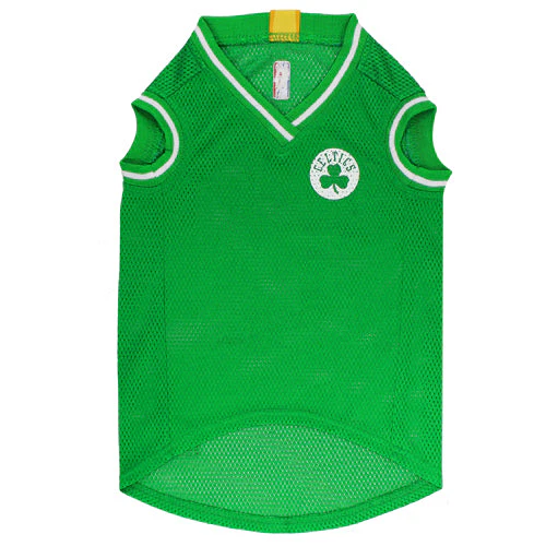 Boston Celtics Mesh Basketball Jersey by Pets First - Image 3