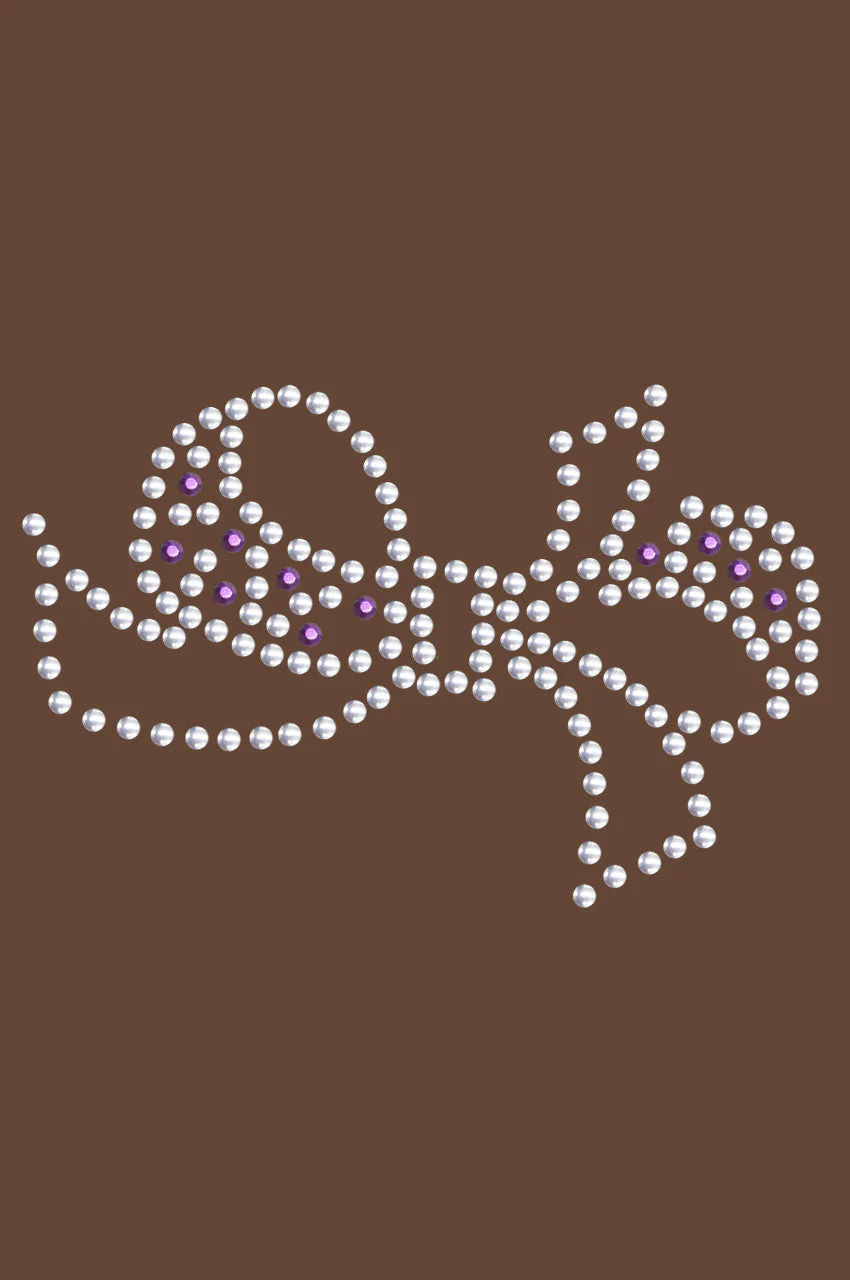 Bow (Purple & Silver) - Bandanna - Image 12
