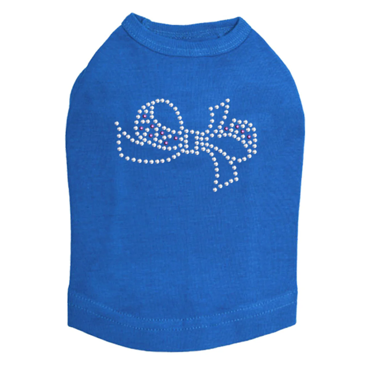 Bow (Purple & Silver) - Dog Tank - Image 29