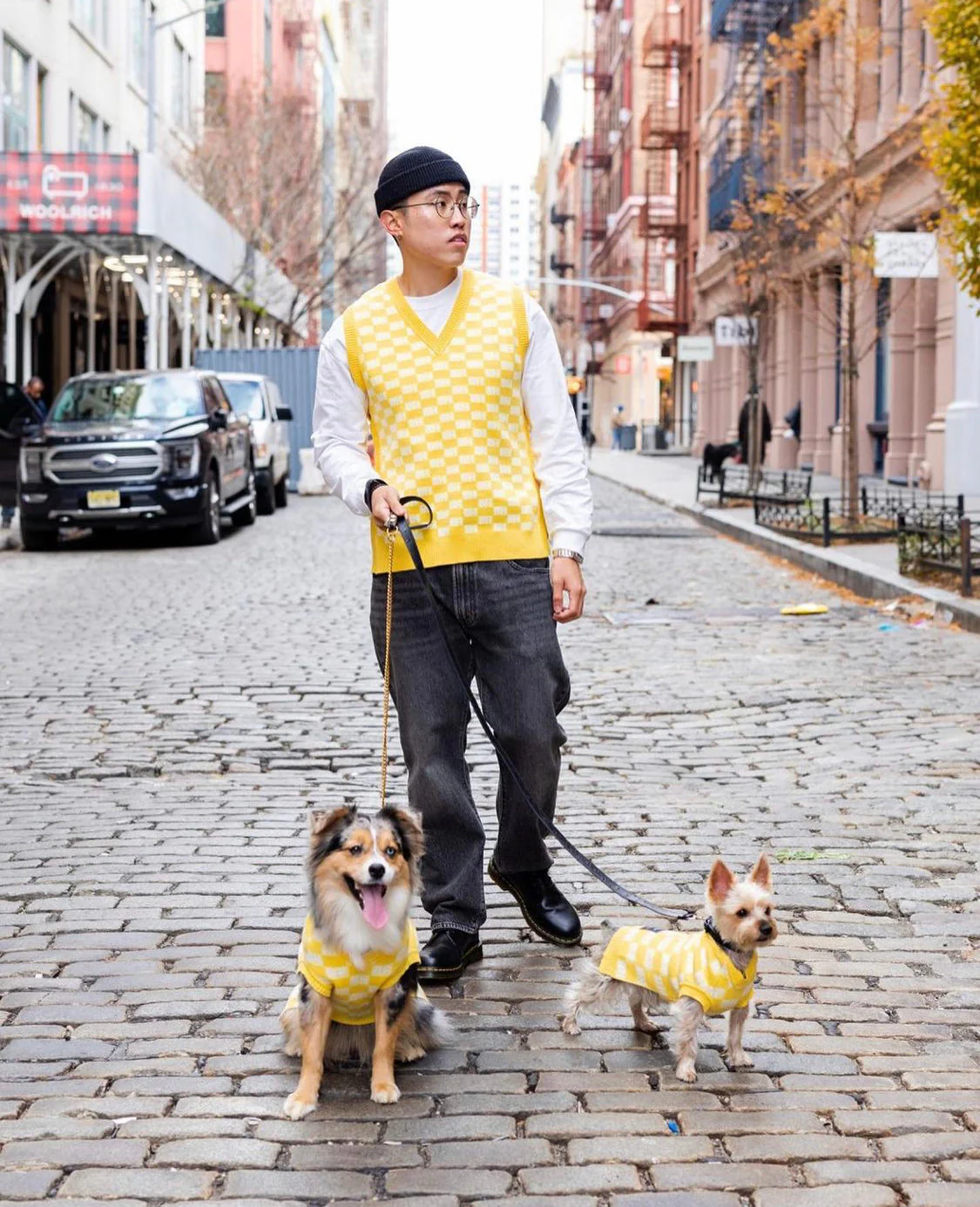 BESPOKE PAWS BP X BH Check Sweater vest - Cotton Recycled Warm Cozy Sweaters - Image 7