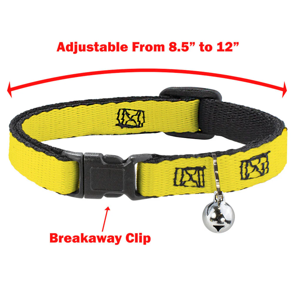 Breakaway Cat Collar with Bell - South Park Cartman Pants KISS MY ASS Pose Black/White - Image 3