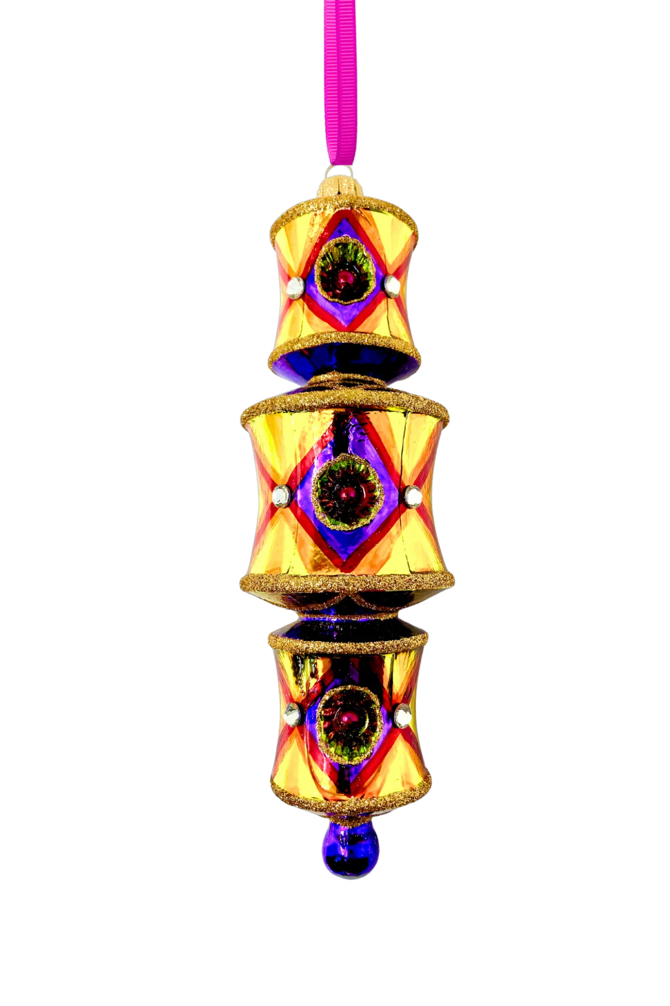 Bright Lights Dazzler Glass Ornament - Image 2