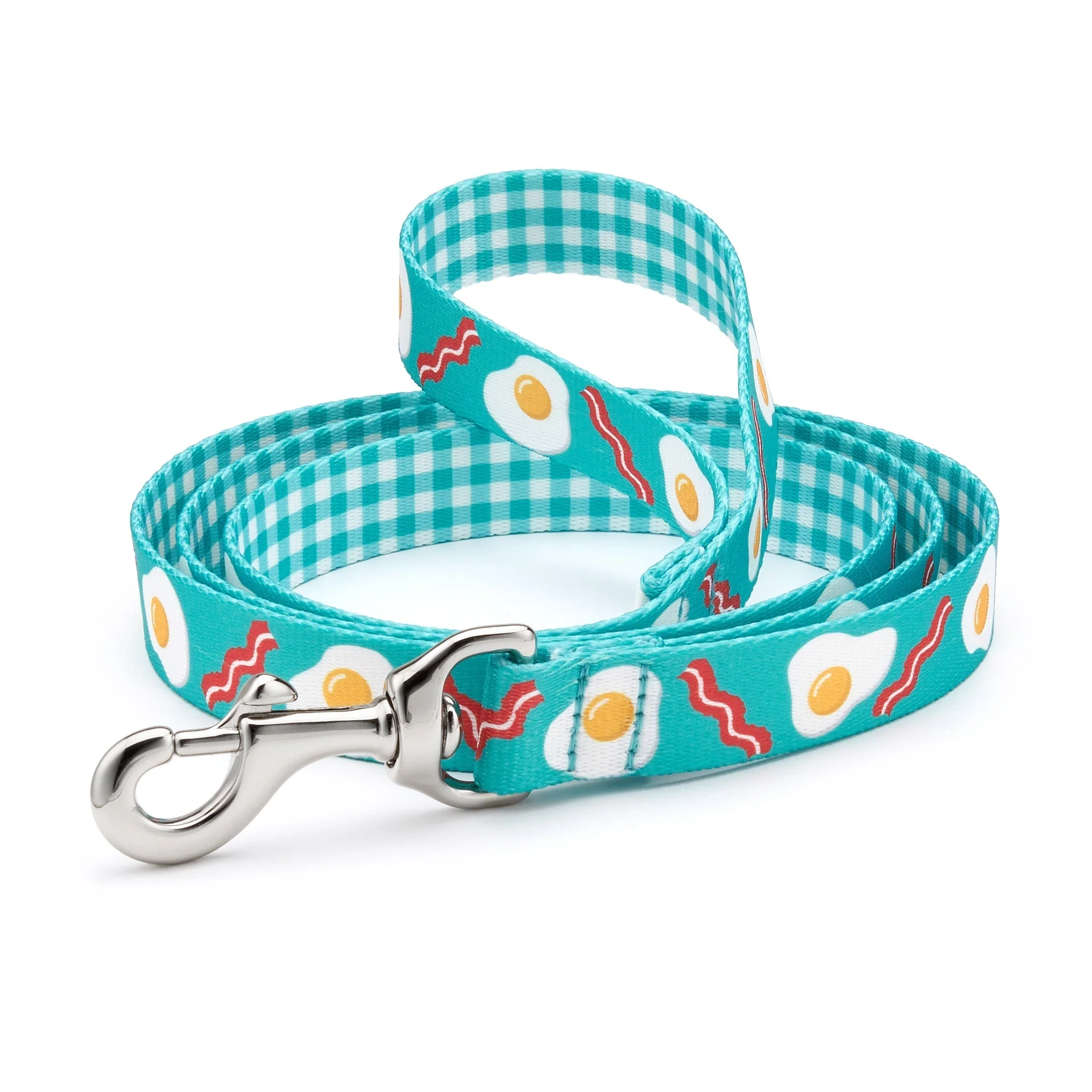 Up Country Brunch Bunch Printed Cast Brass Dog Leash