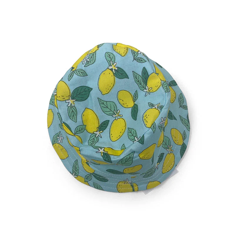 Bucket Hat Lemon Blue - Image 3