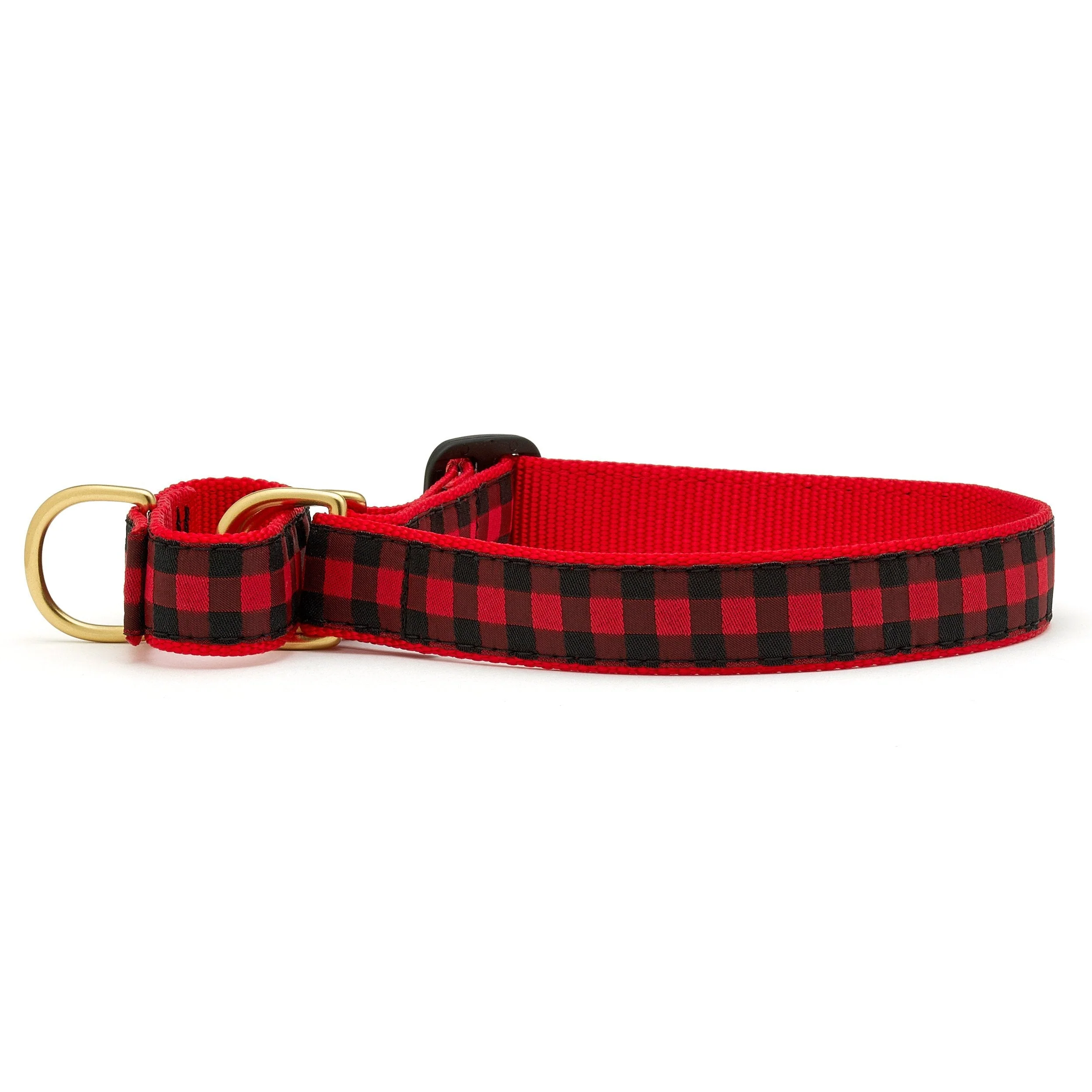 Up Country Buffalo Check Cast Brass Martingale Collar
