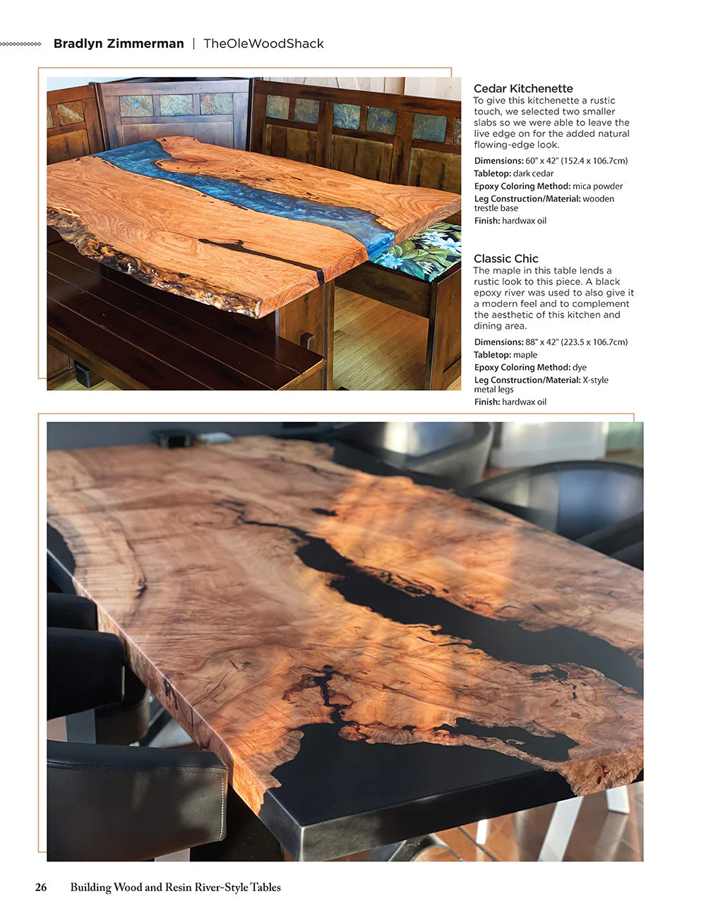 Building Wood and Resin River-Style Tables - Image 6