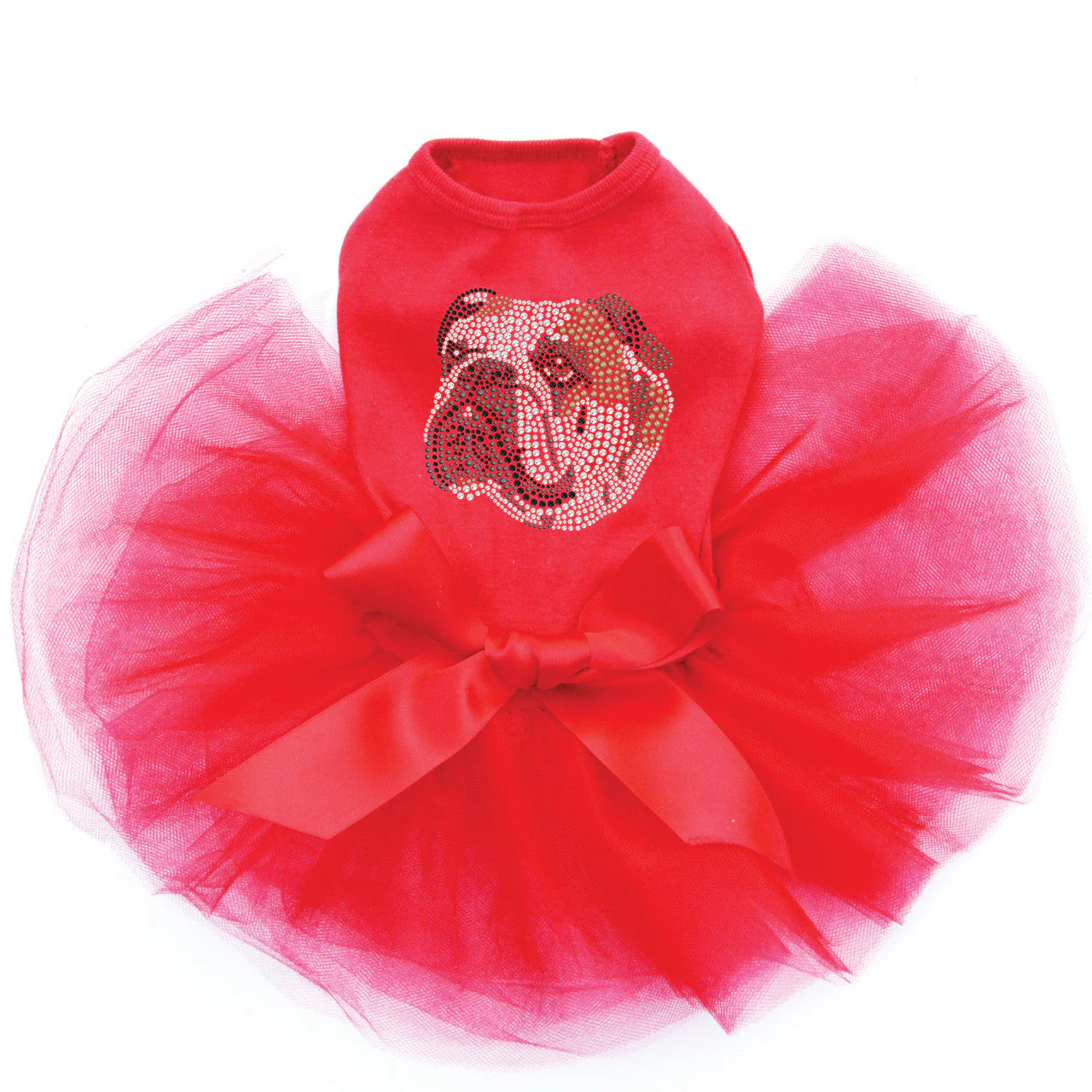 Bulldog Face (Brown) -Custom Tutu - Image 3