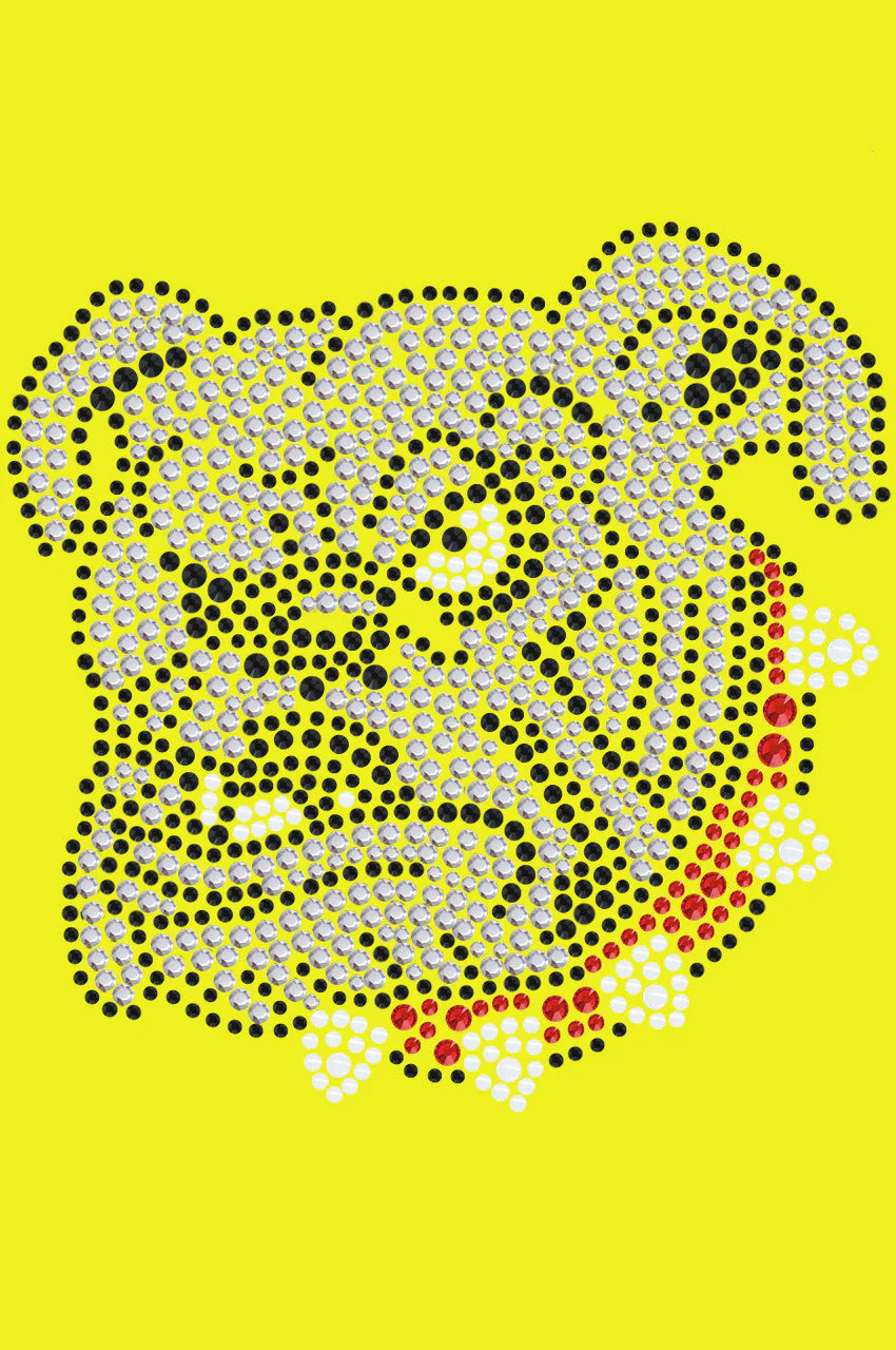 Bulldog Face (White) - bandana - Image 7