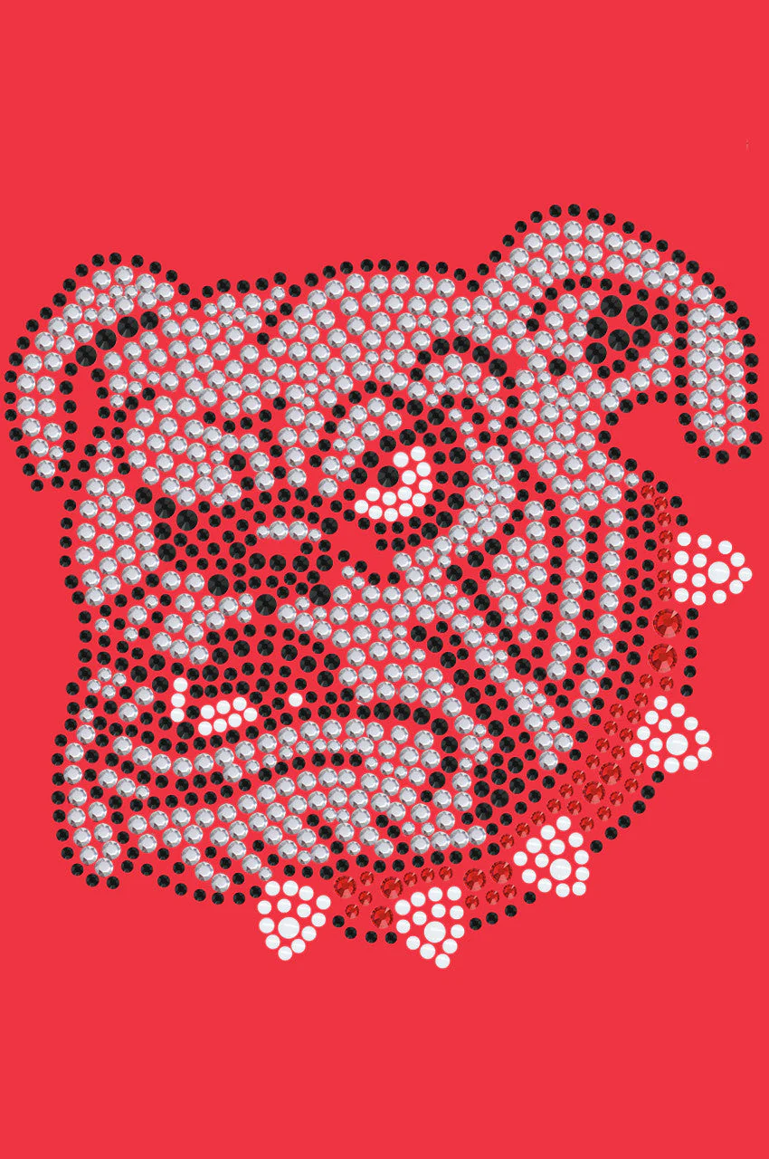 Bulldog Face (White) - bandana - Image 9