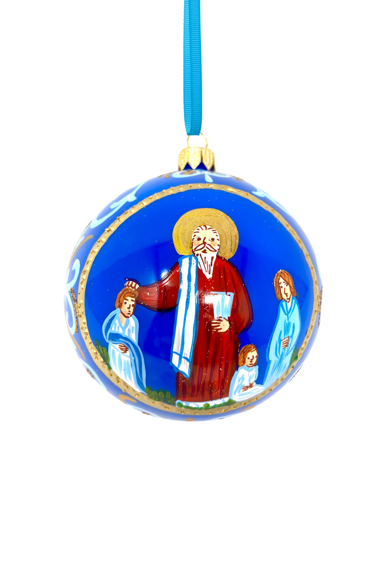 Byzantine Holiday Glass Bauble - Constantine - Image 2