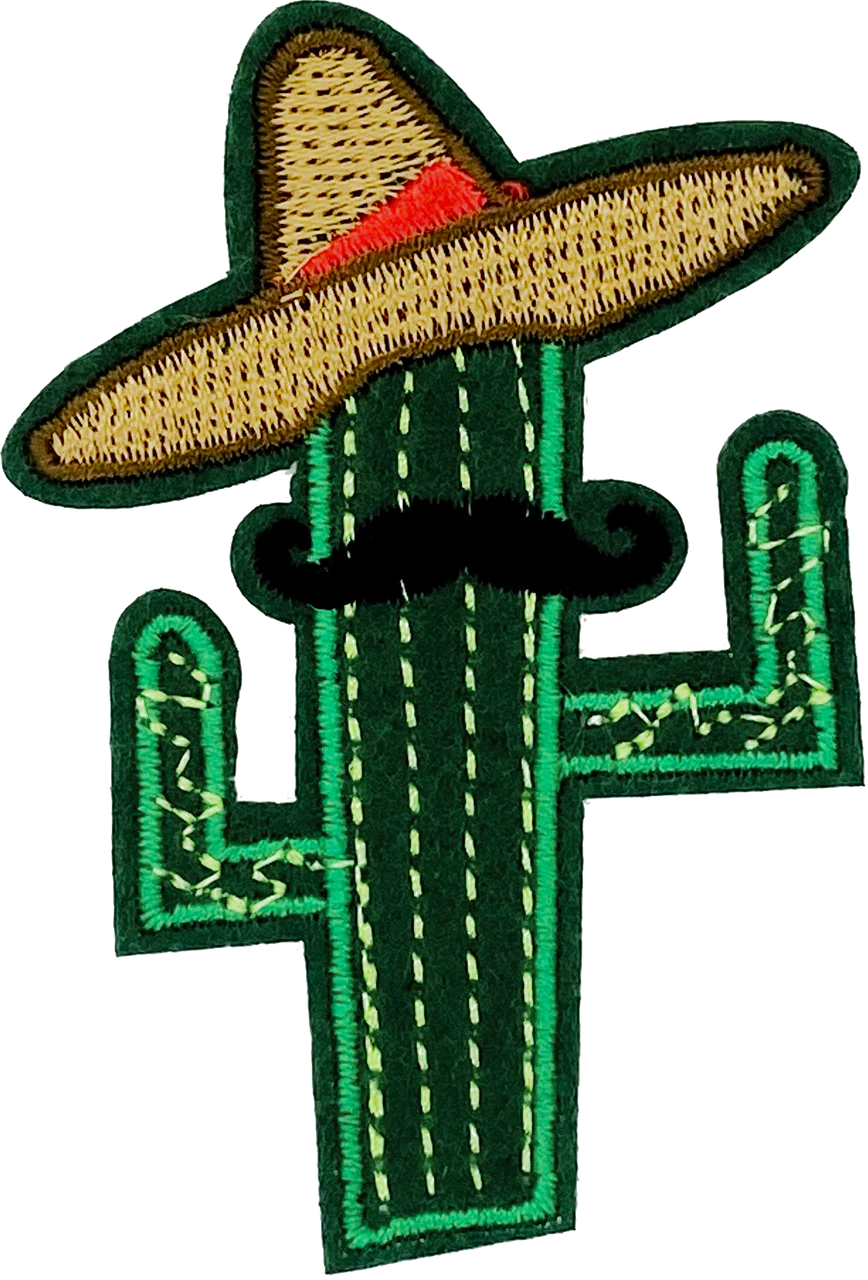 Cactus with Sombrero - Patch