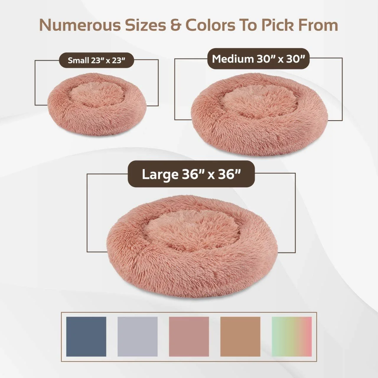 Calming Dog Bed for Large, Medium and Small Pets - Image 16