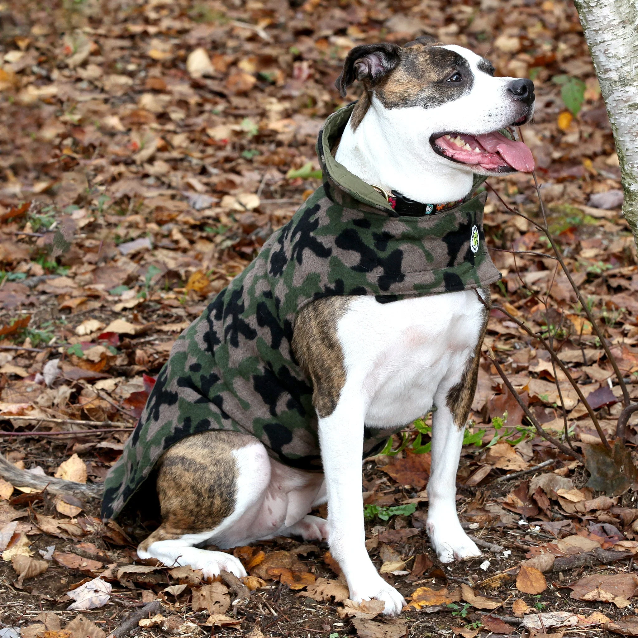 Up Country Camo Diamond Quilted Coat Pet Accessory - Image 2