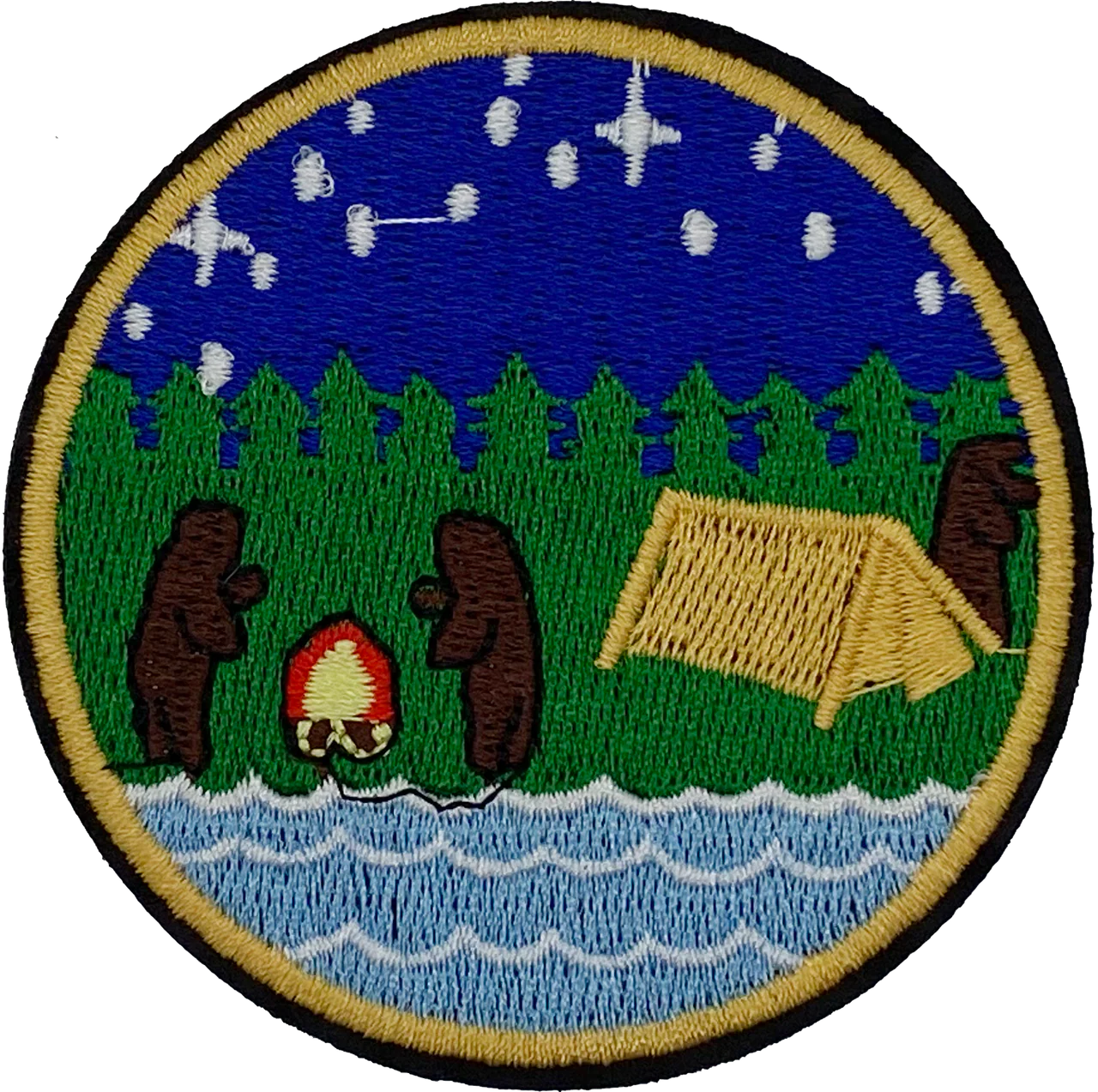 Camping Bears - Patch