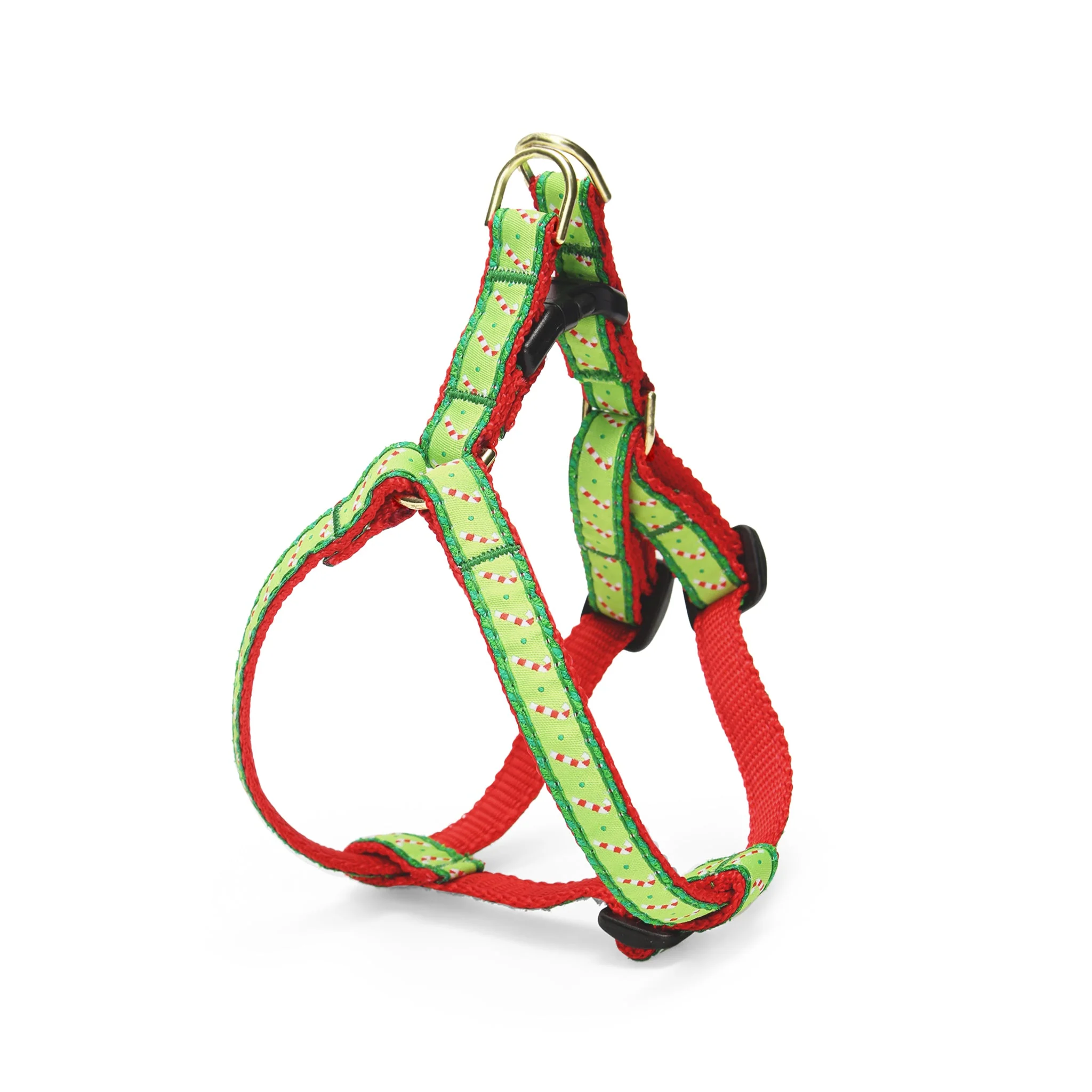 Up Country Candy Cane Dog Adjustable Dog Harness