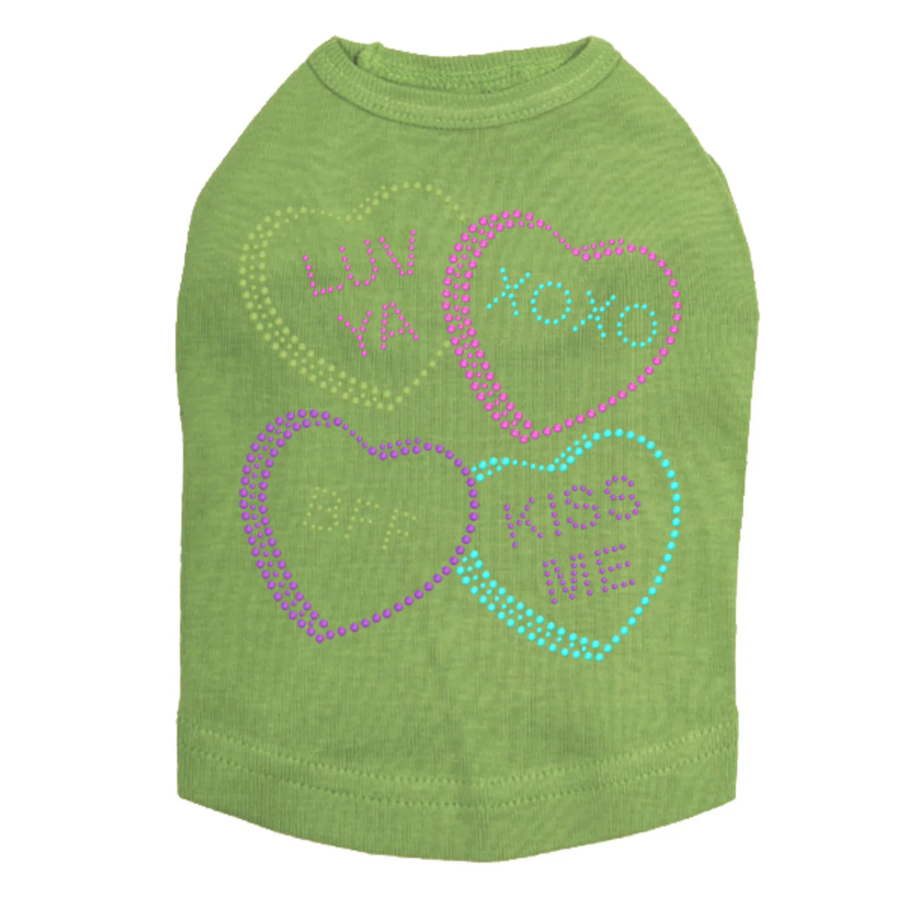 Candy Conversation Hearts 2 - Dog Tank - Image 11