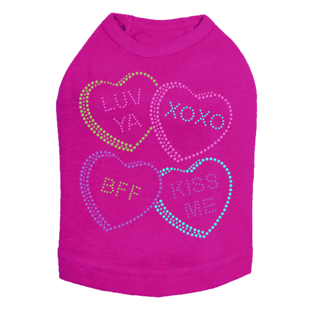 Candy Conversation Hearts 2 - Dog Tank - Image 13