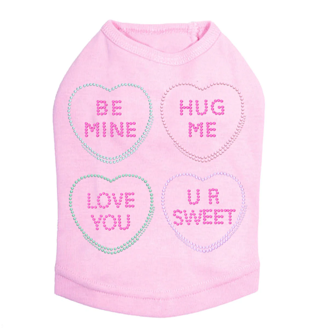Candy Conversation Hearts - Dog Tank - Image 17