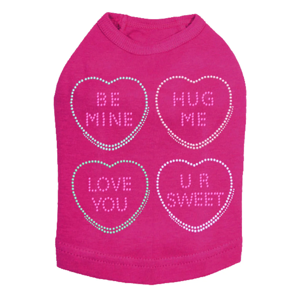 Candy Conversation Hearts - Dog Tank - Image 20