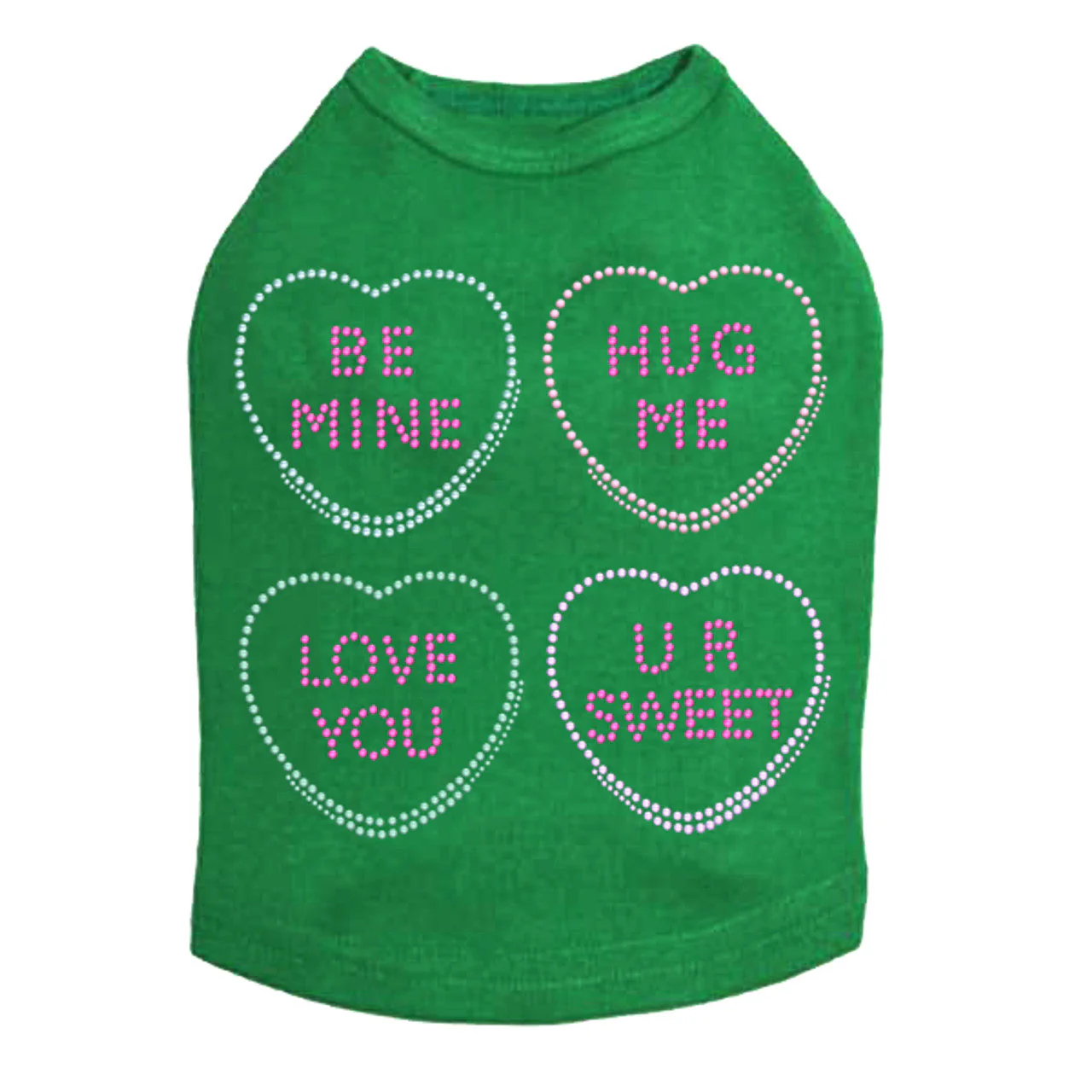 Candy Conversation Hearts - Dog Tank - Image 22
