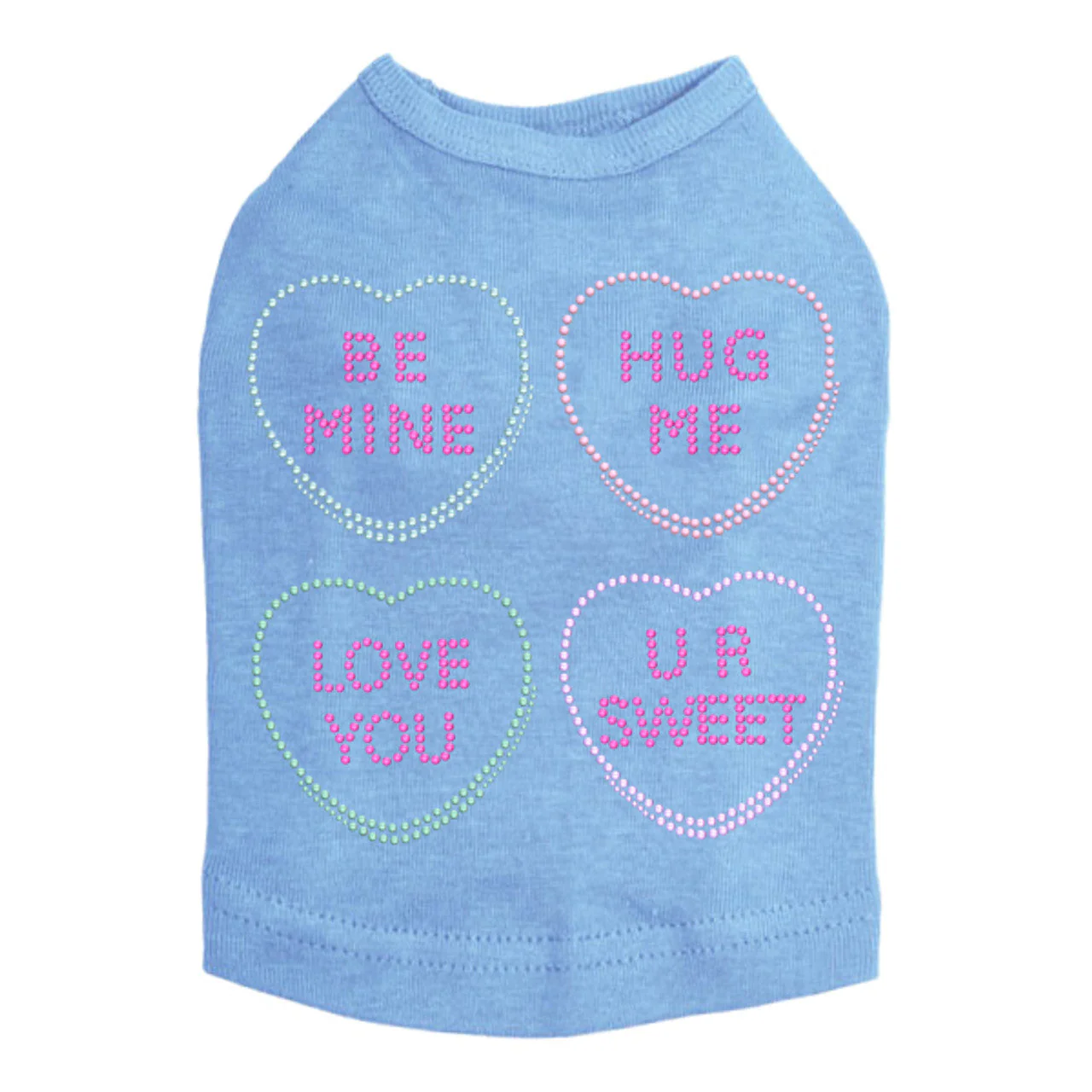 Candy Conversation Hearts - Dog Tank - Image 3