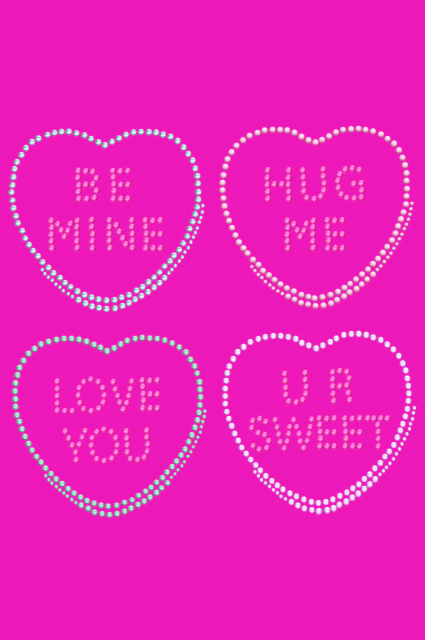 Candy Conversation Hearts - Women's T-shirt - Image 12
