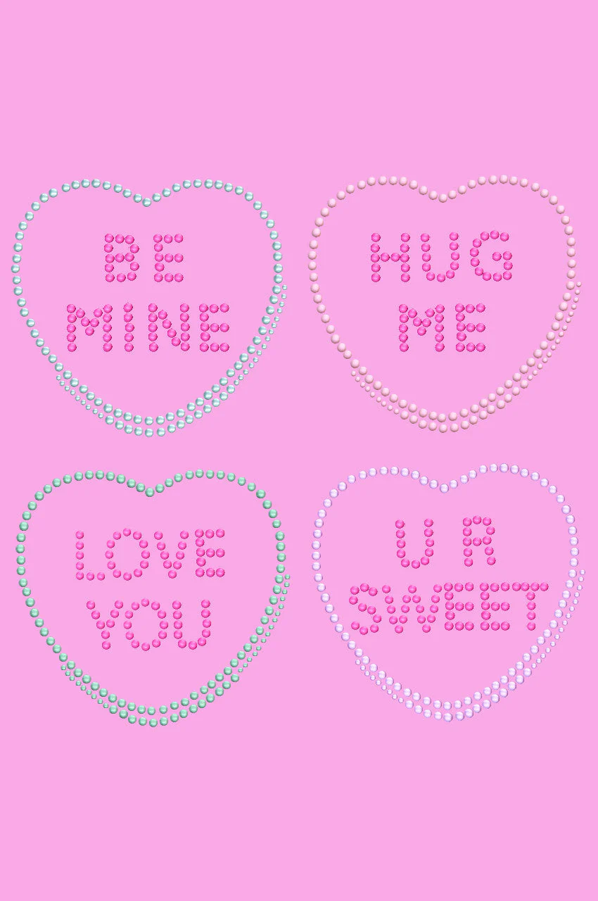 Candy Conversation Hearts - Women's T-shirt - Image 4
