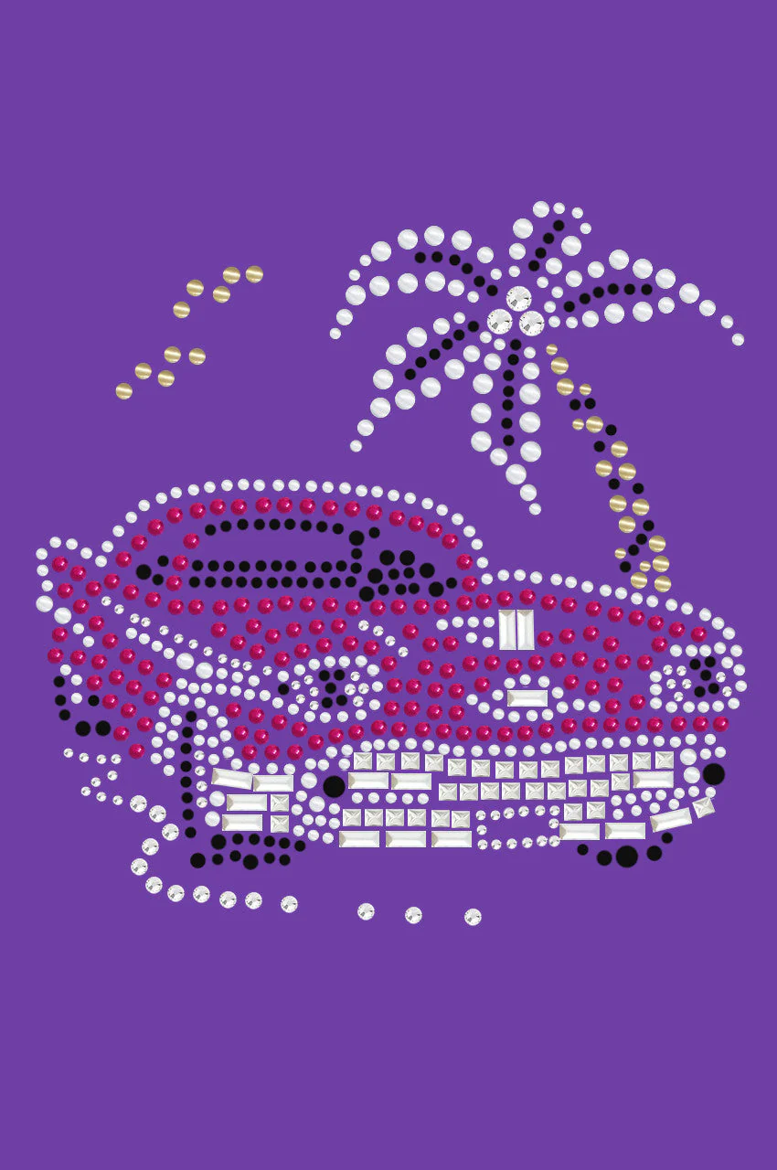 Car with Palm Tree (Pink) - Bandanas - Image 11