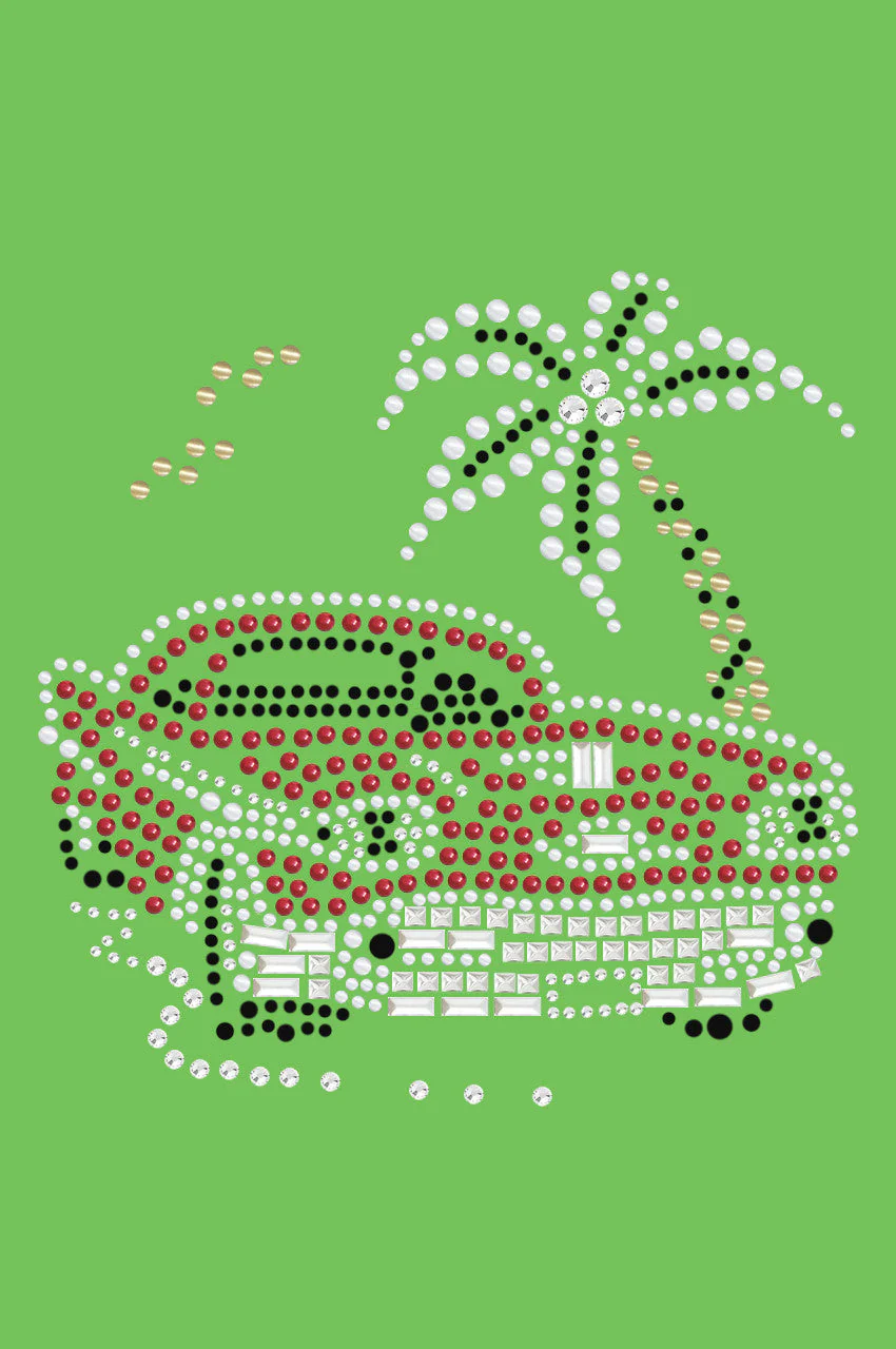 Car with Palm Tree (Red) - Bandanas - Image 13