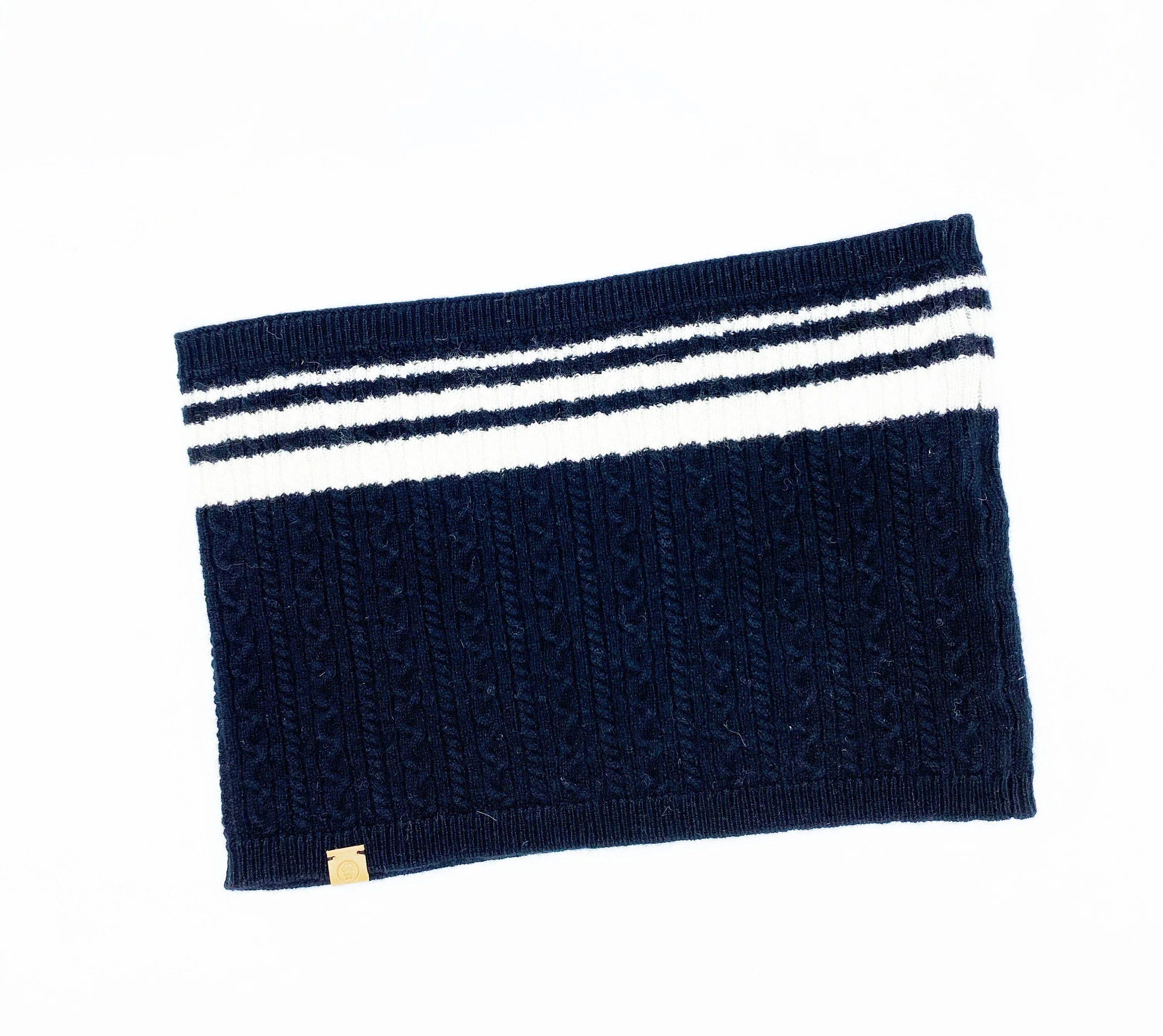 BESPOKE PAWS Cashmere Blend Scarf sets for Pets and their humans, Black and White - Wool Durable Adjustable Warm BANDANA - Image 9