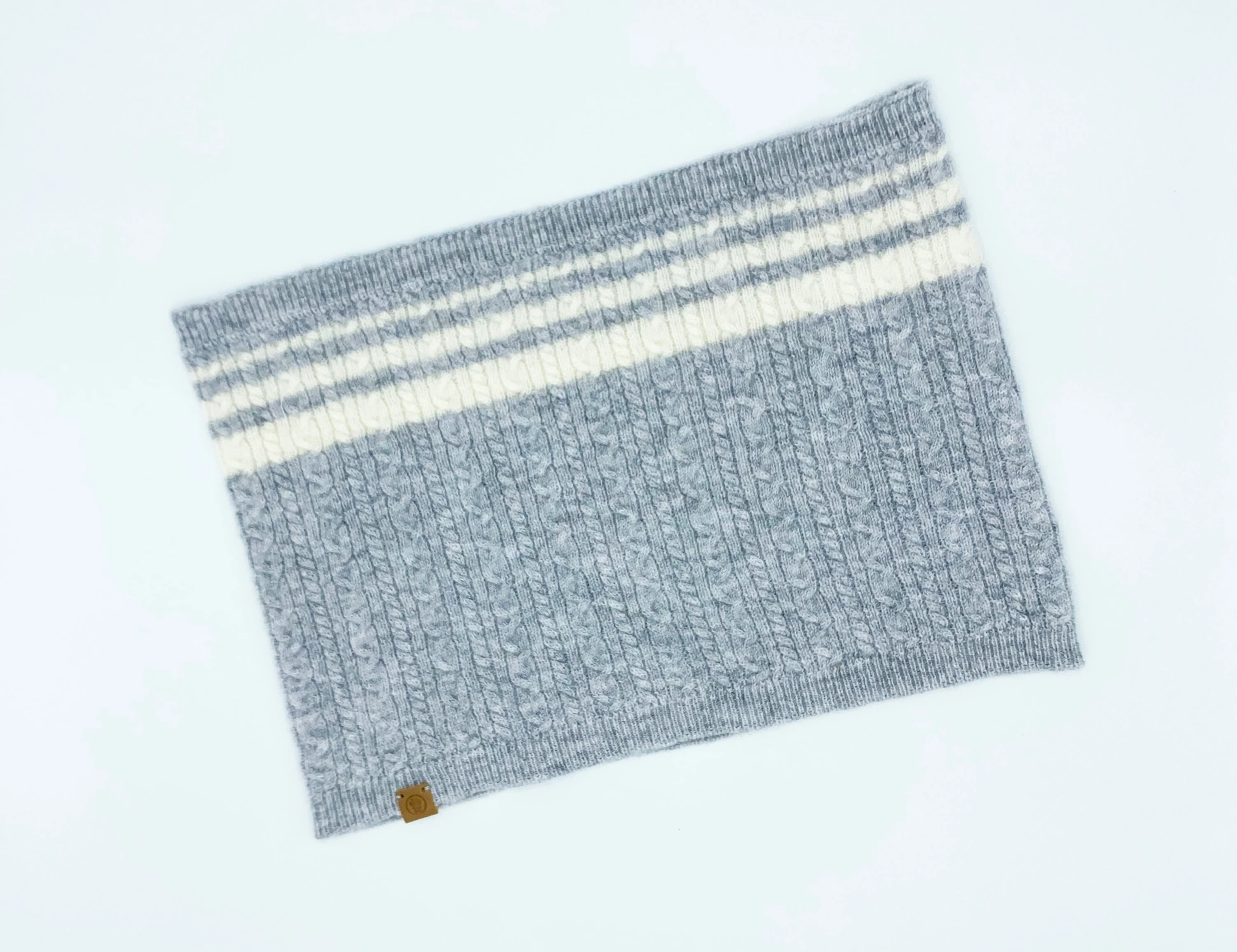 BESPOKE PAWS Cashmere Blend Scarf sets for Pets and their humans, Heather Grey - Wool Warm Winter Comfort BANDANA - Image 7