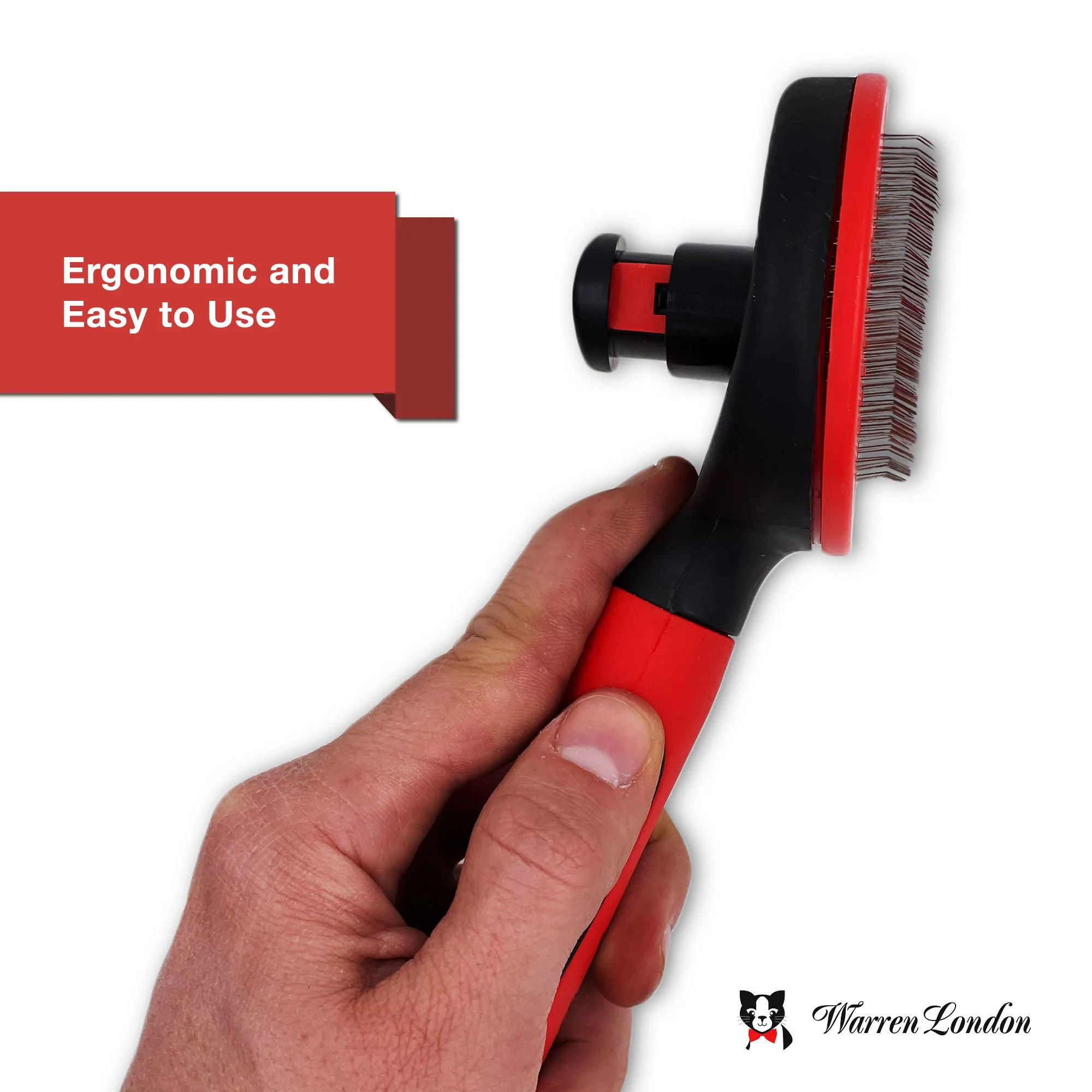 Cat De-Tangling Pin Brush - Image 3