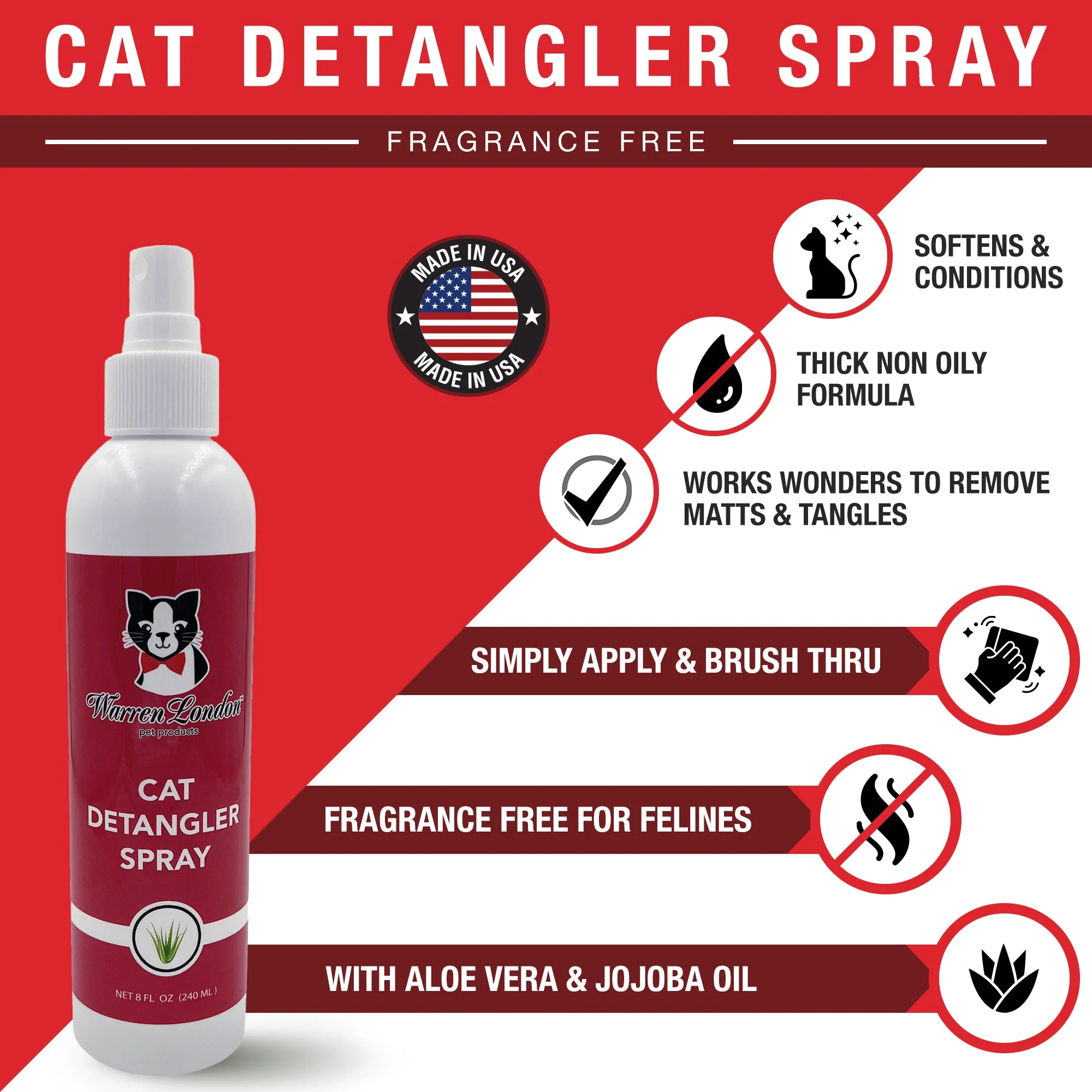 Cat Detangler Spray - Unscented - Image 2