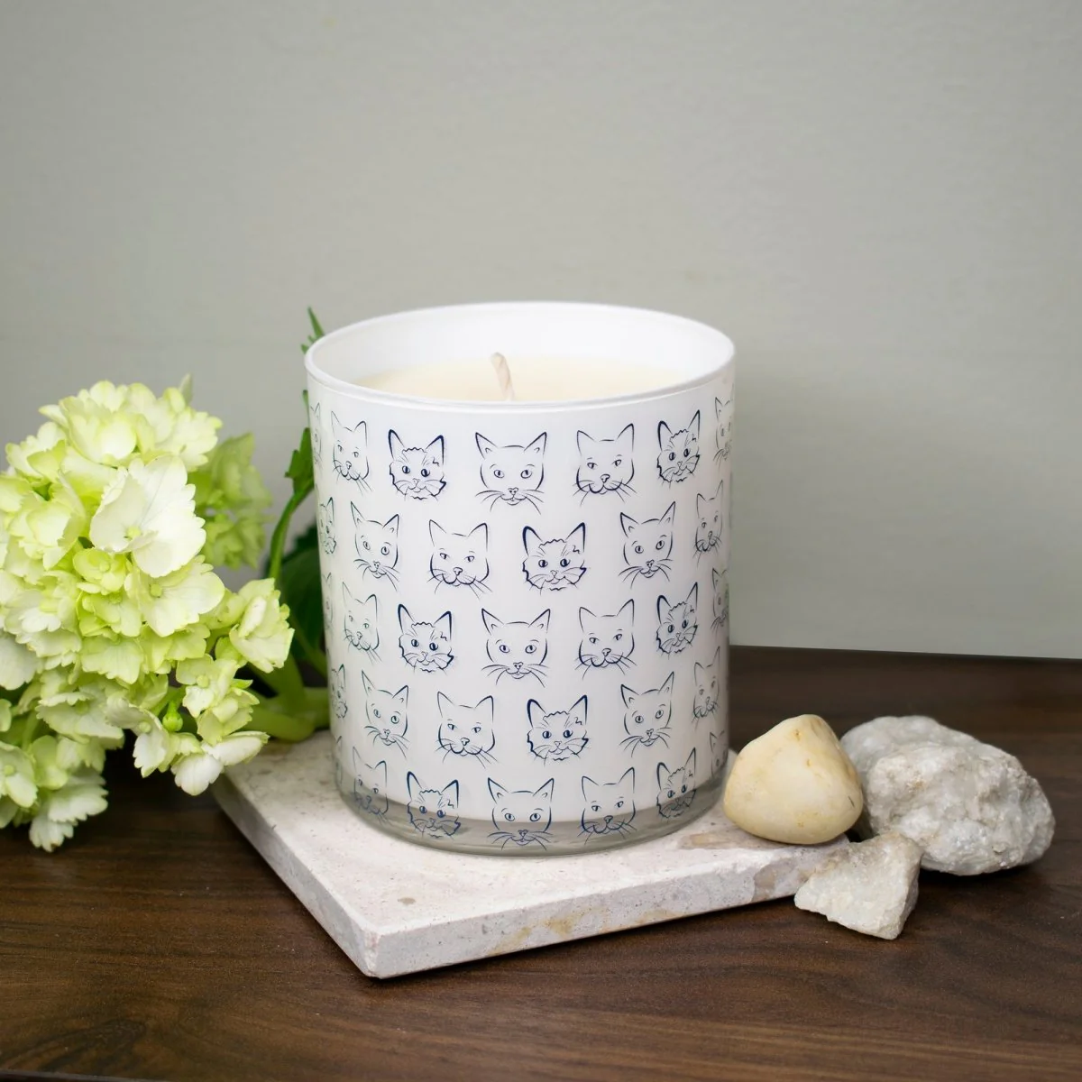 Cat Heads Jar Candle - Rolling in Grass Scent - Image 6