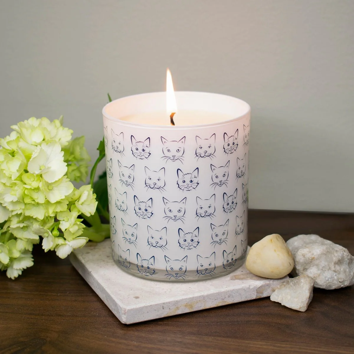 Cat Heads Jar Candle - Rolling in Grass Scent - Image 7