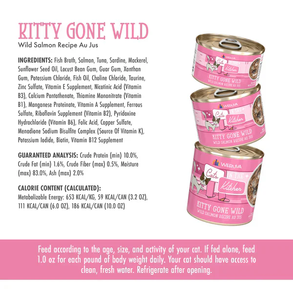 Cats in the Kitchen Kitty Gone Wild Wild Salmon Recipe Au Jus - Image 4
