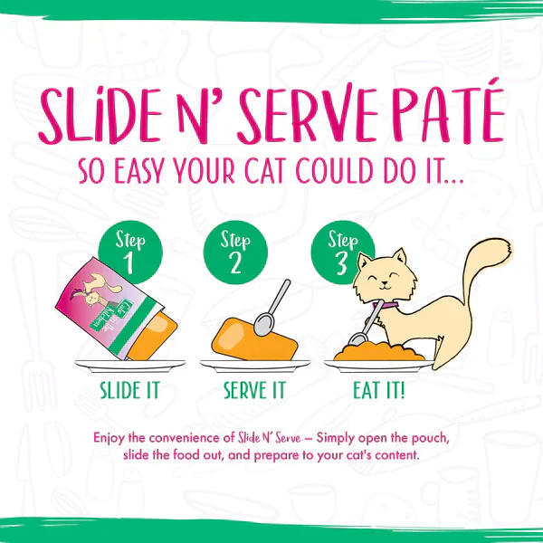 Cats in the Kitchen Paté Slide N Serve Meowiss Bueller Chicken & Lamb Dinner in a Hydrating Purée (3oz) - Image 6