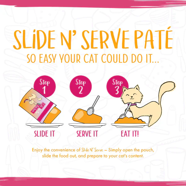 Cats in the Kitchen Paté The Karate Kitty Beef & Salmon Dinner in a Hydrating Purée (3oz) - Image 7