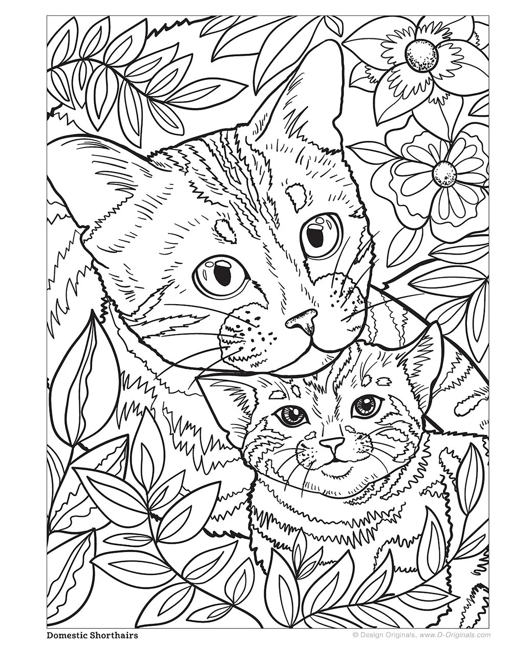 Cats & Kittens Coloring Book - Image 3
