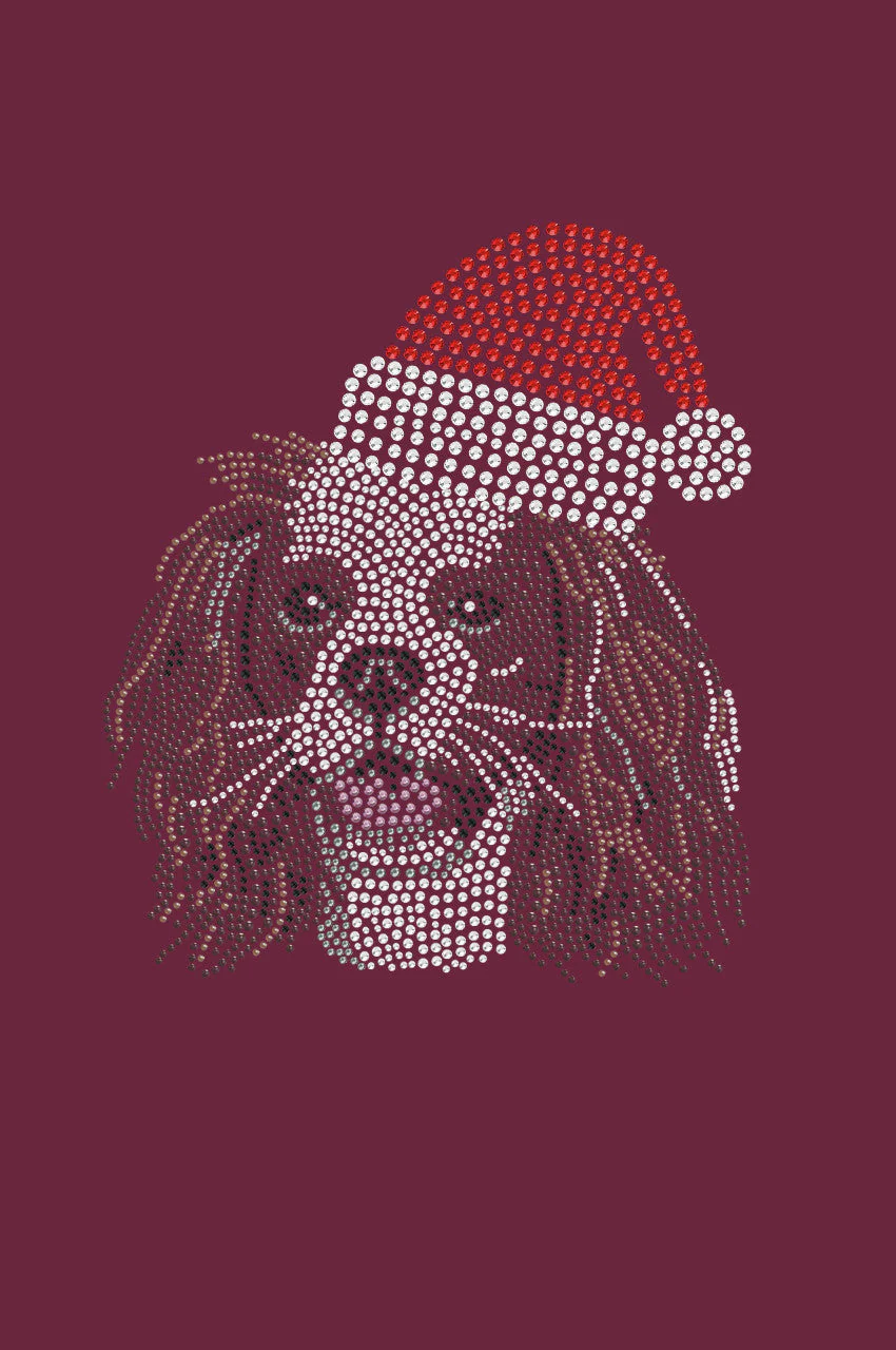 Cavalier King Charles Spaniel with Santa Hat - Bandana - Image 4