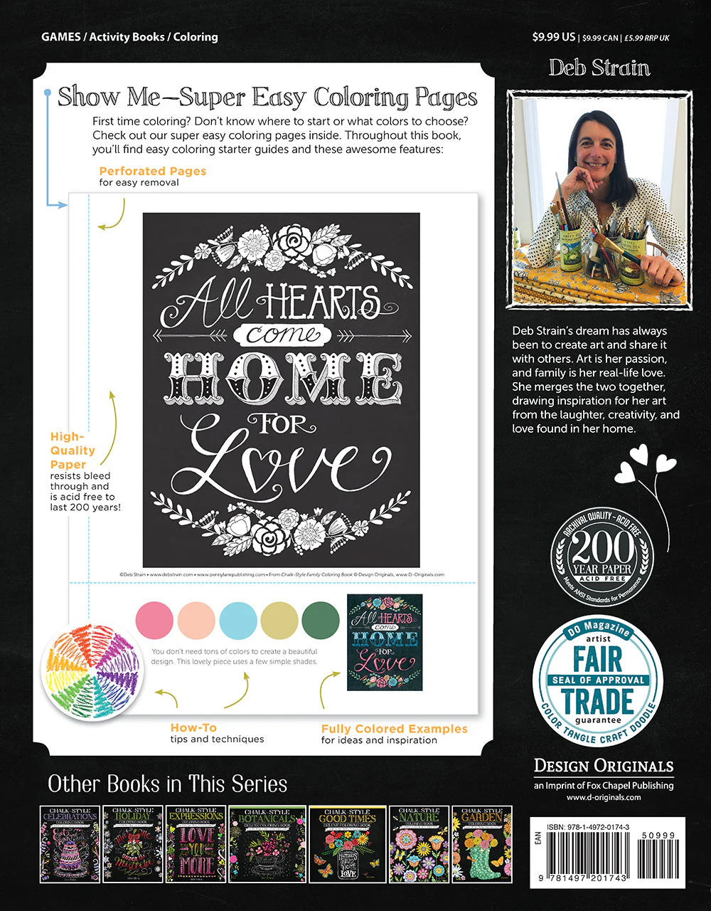 Chalk-Style Family Coloring Book - Image 6