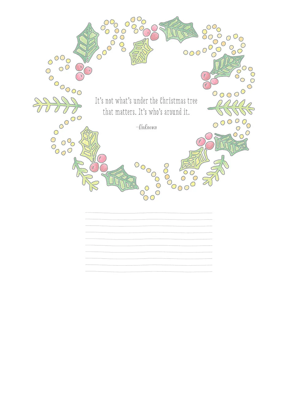 Chalk-Style Holiday Coloring Book - Image 6