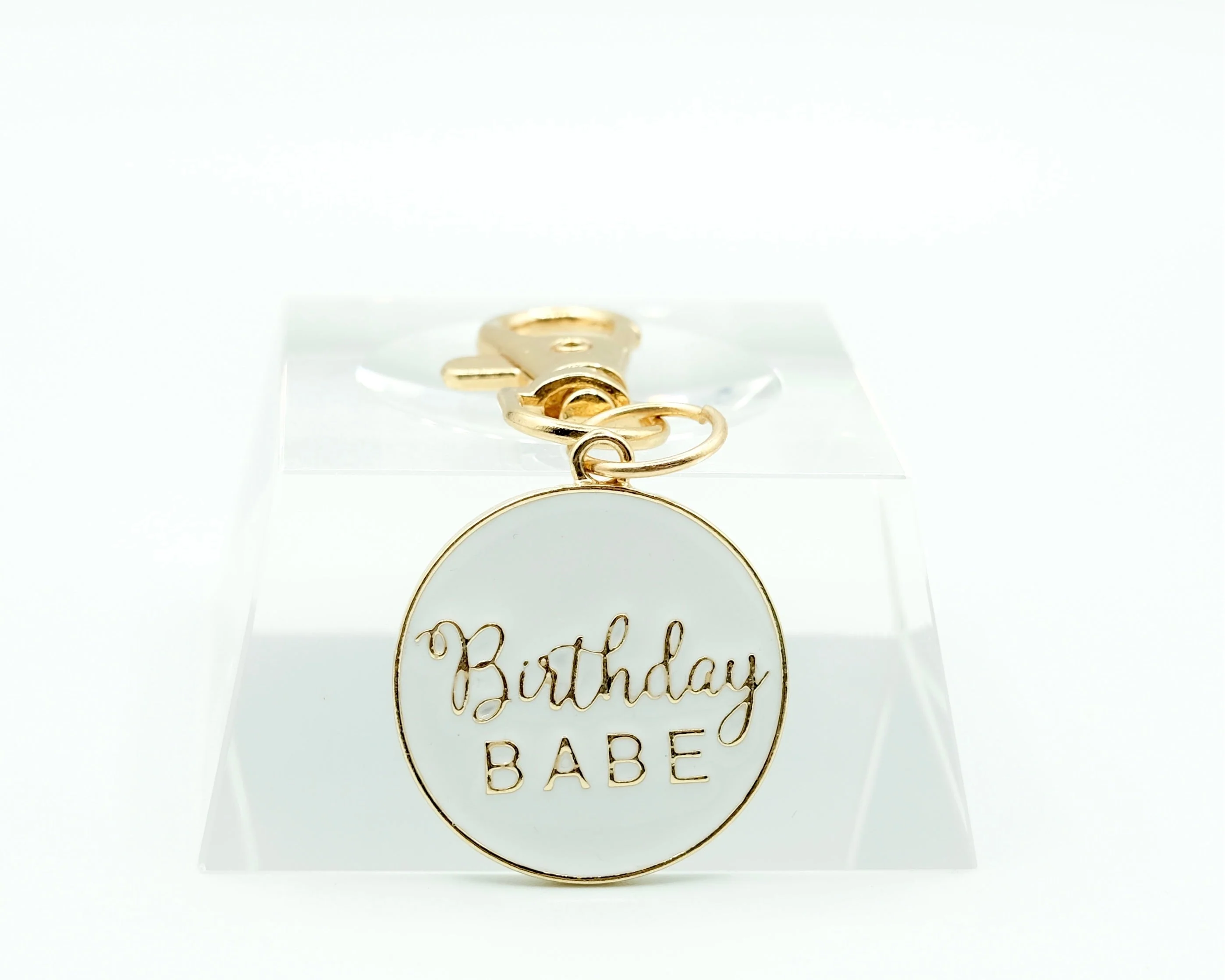 Charm: Birthday Charm (White)