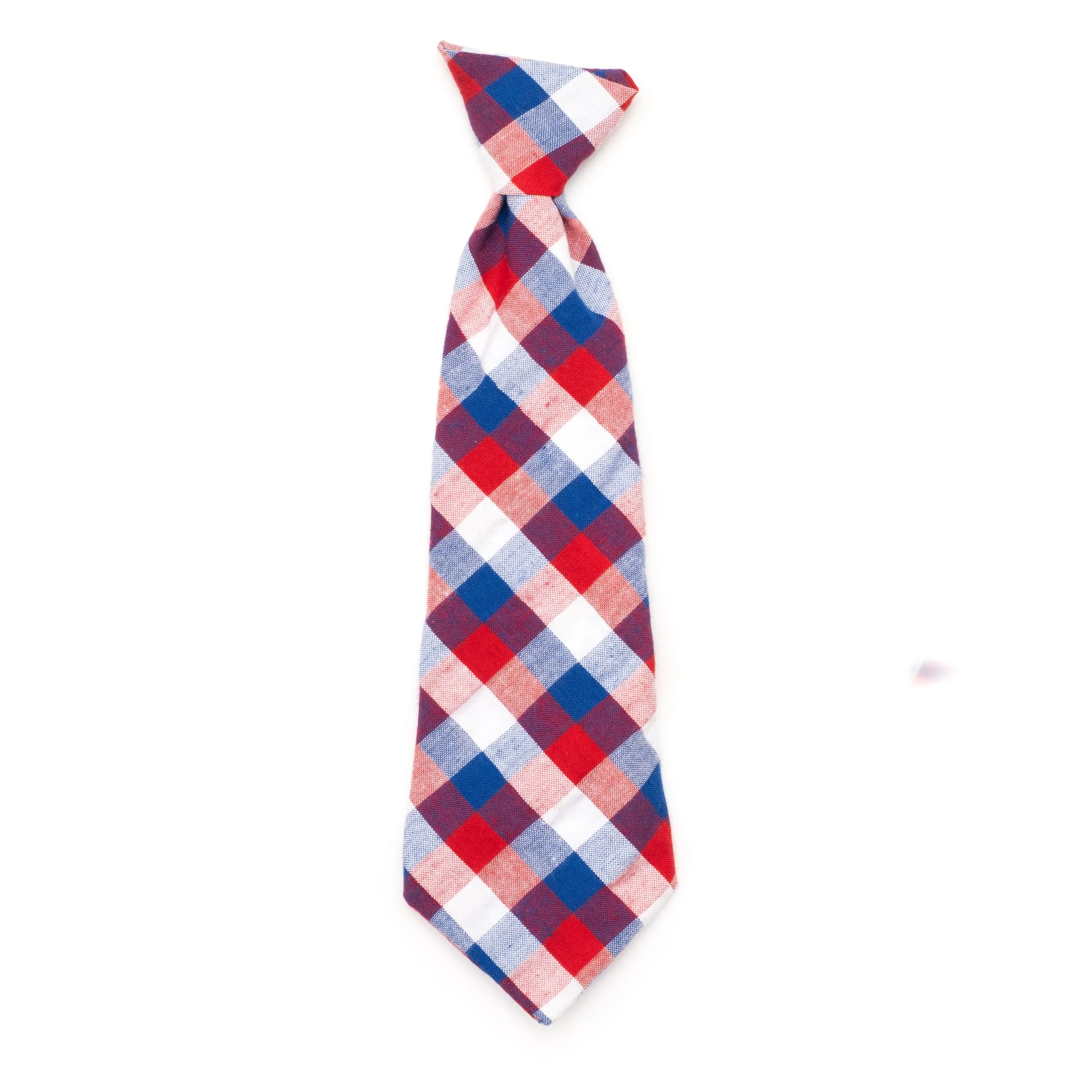 Red/White/Blue Check Neck Tie