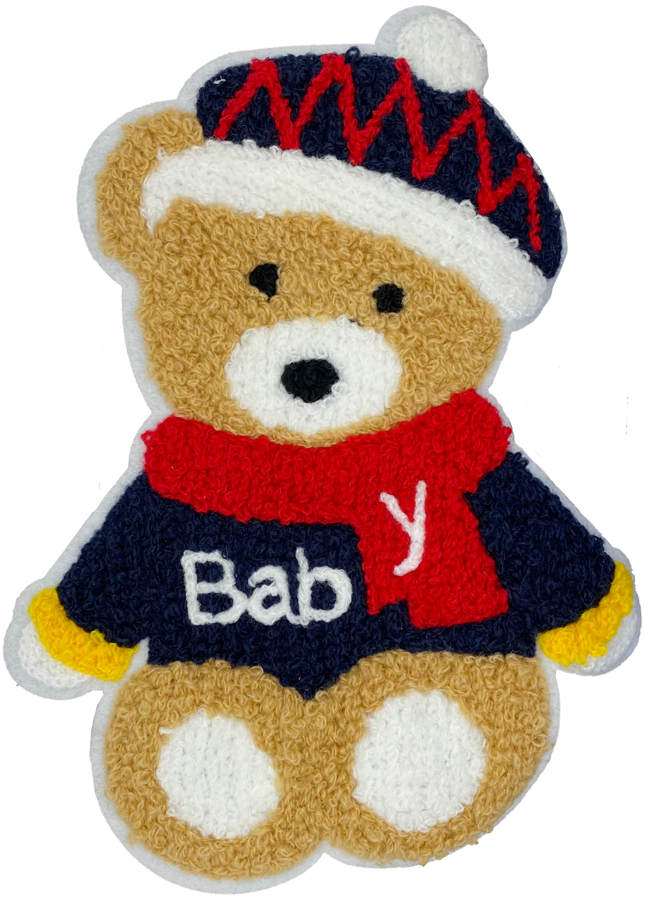 Chenille Bear 2 - Patch